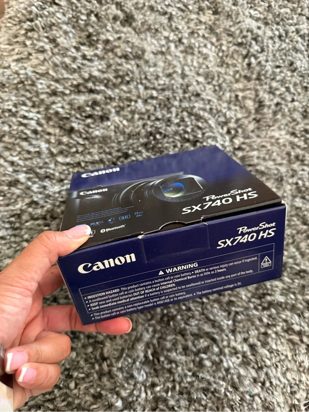 Brand New Canon PowerShot SX740 HS Camera Black